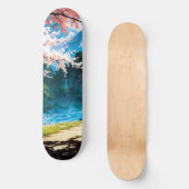 Anime natural landscape skateboard (Vorderseite)