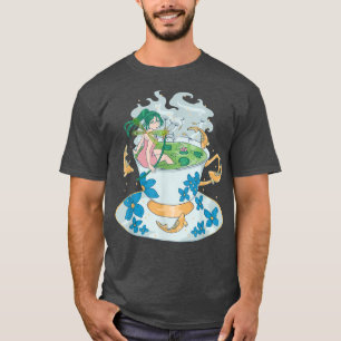 Anime Nature Fairy Tea-Lover Niedlich Kawaii Fish T-Shirt