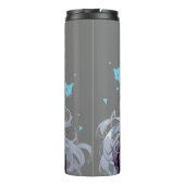 Anime Neko Kawaii Girl Series Thermosbecher (Rückseite)