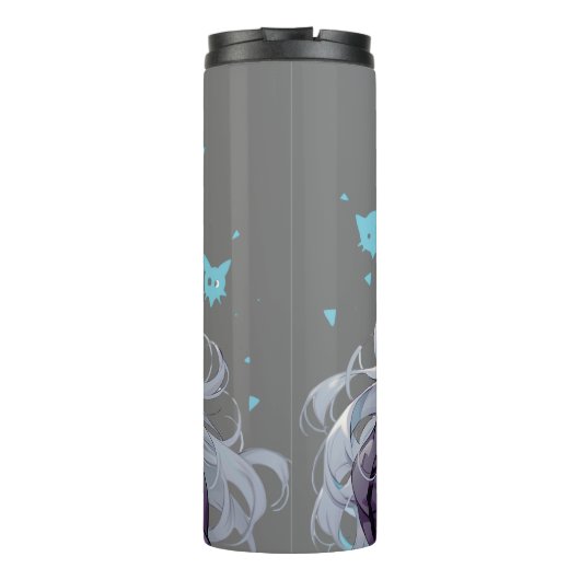 Anime Neko Kawaii Girl Series Thermosbecher (Rückseite)