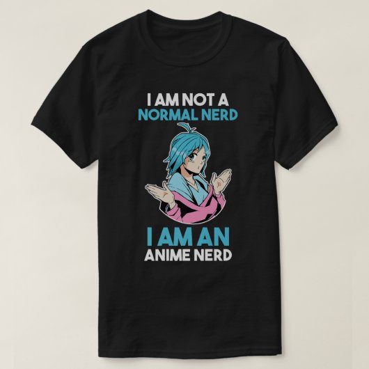 Anime Nerd Premium  T-Shirt (Design vorne)