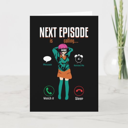 Anime Next Episode Karte (Vorderseite)