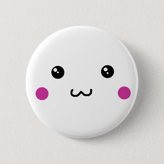 Anime-niedlicher Knopf Button (Vorderseite)