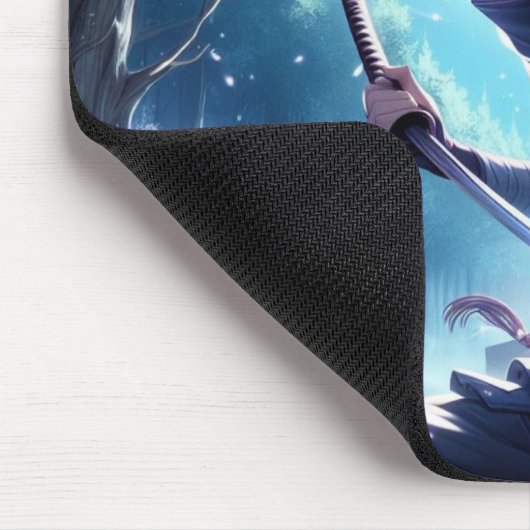 Anime Ninja Warrior Mouse Pad, Fantasy-Maus-Pad Mousepad (Ecke)