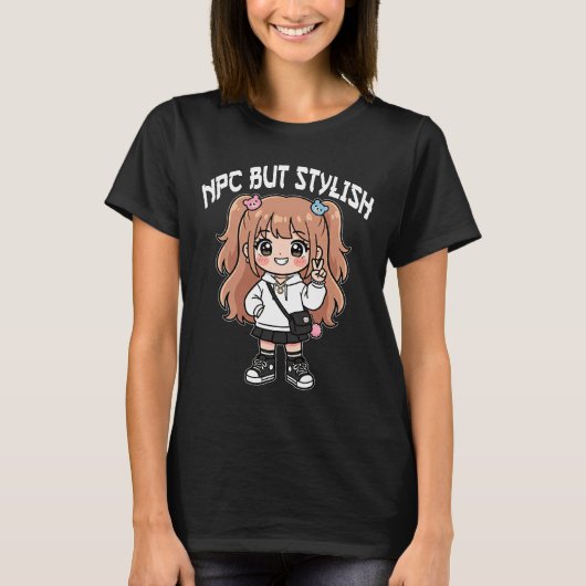 ANIME - NPC ABER STYLISH T-Shirt (Vorderseite)