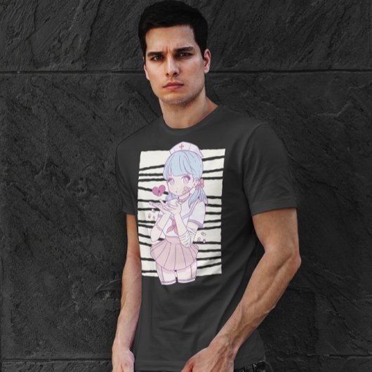 Anime Nurse mit gebrochenem Herzen T-Shirt