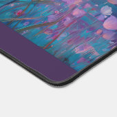 Anime Ocean Kawaii Fantasy Night Sky Floral Glow Schreibtischunterlage (Ecke)