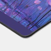 Anime Ocean Kawaii Fantasy Night Sky Floral Glow Schreibtischunterlage (Ecke)