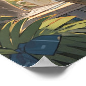 Anime Office am Meer Poster (Ecke)