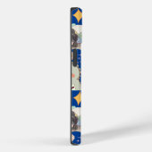 Anime Overload Niedliches Muster Blue BG Case-Mate iPhone Hülle (Rückseite / Rechts)