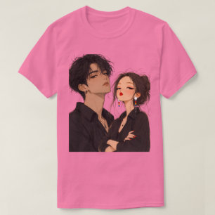 Anime-Paar Streetwear, für das Regeln nicht gelten T-Shirt