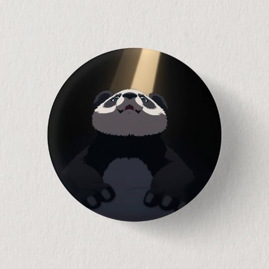 Anime-Panda Button (Vorderseite)
