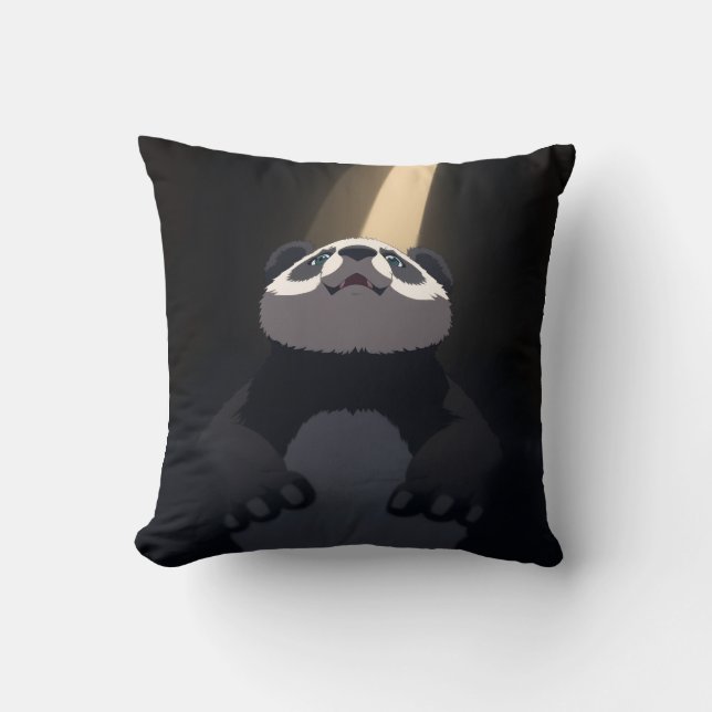 Anime-Panda Kissen (Vorderseite)