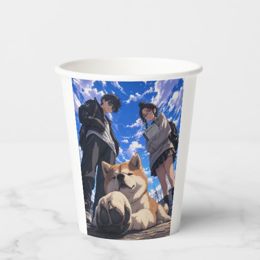 Anime Pappbecher (Vorderseite)