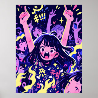 Anime Party Poster