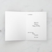 Anime Phantastisch Boyfriend Birthday Card Karte (Innenseite)