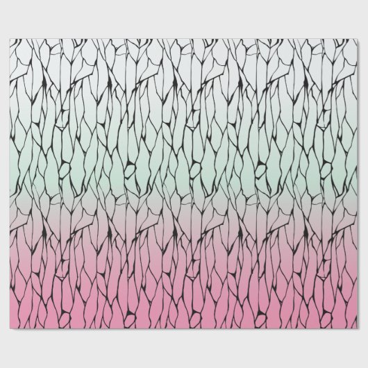 Anime Pink Monarch Pattern Geschenkpapier (Flach)