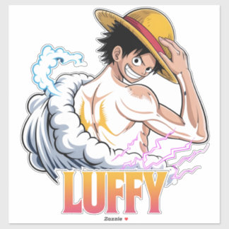 Anime Pirate Warrior Sticker – Straw Hat Hero 