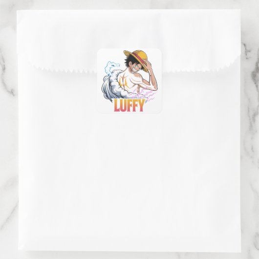 Anime Pirate Warrior Sticker – Straw Hat Hero  (Tasche)