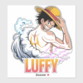 Anime Pirate Warrior Sticker – Straw Hat Hero  (Blatt)