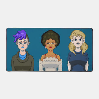 Anime Portrait Women Beauty Pretty Cute Adorable Schreibtischunterlage