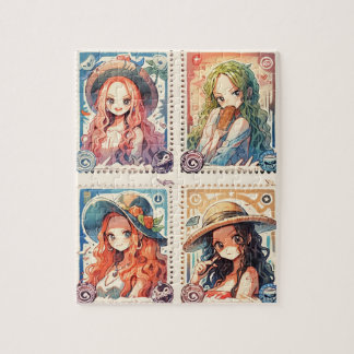 Anime Postage Briefmarke Puzzle