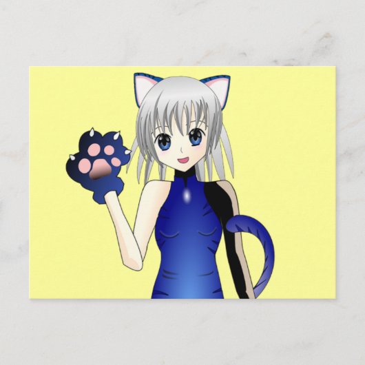 Anime-Postkarte Postkarte (Vorderseite)