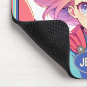 Anime Power Hero Girl Mousepad (Ecke)