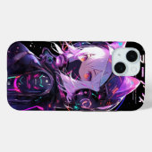 Anime Premium iPhone® Case | Anime Girl SciFi (Rückseite (Horizontal))