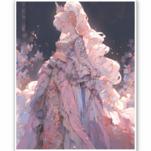 Anime Princess Fantasy Art Aufkleber