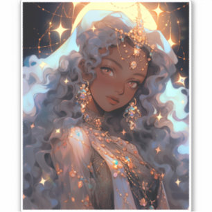 Anime Princess Fantasy Art Aufkleber