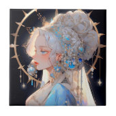 Anime Princess Fantasy Art Fliese (Vorderseite)