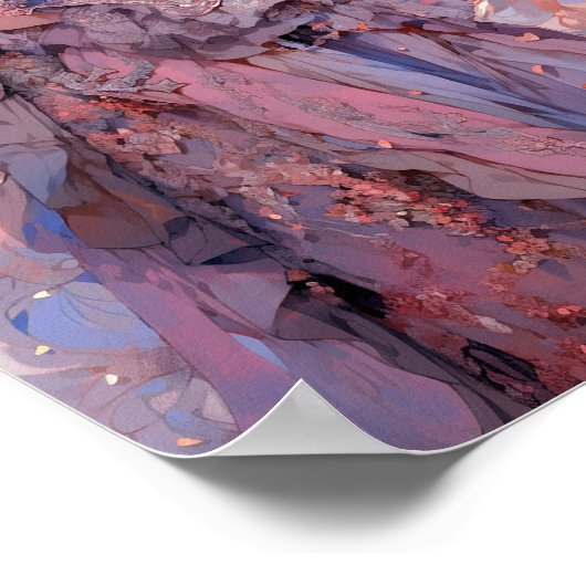 Anime Princess Fantasy Art Poster (Ecke)