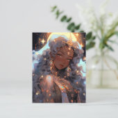 Anime Princess Fantasy Art Postkarte (Stehend Vorderseite)