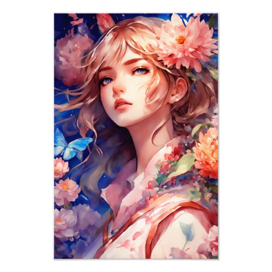 Anime Princess Fotodruck (Vorne)