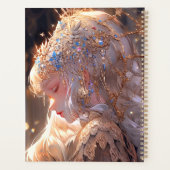 Anime Princess Girl Fantasy Art Planer (Rückseite)