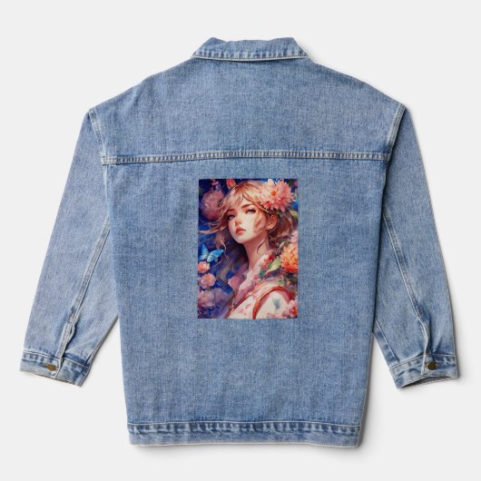 Anime Princess Jeansjacke (Rückseite)