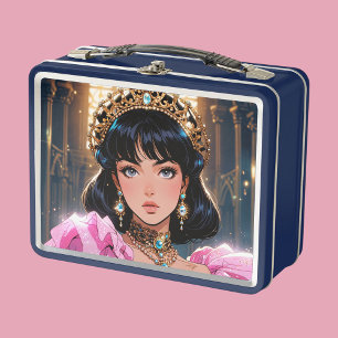 Anime Prinzessin Metall Brotdose