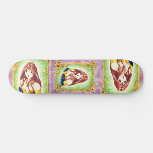 Anime-Prinzessin Skateboard (Horizontal)