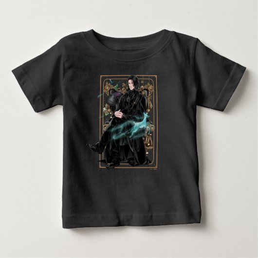 Anime Professor Severus Snape sitzt Baby T-shirt (Vorderseite)