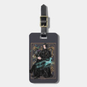 Anime Professor Severus Snape sitzt Gepäckanhänger (Vorderseite vertikal)