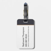 Anime Professor Severus Snape sitzt Gepäckanhänger (Rückseite vertikal)