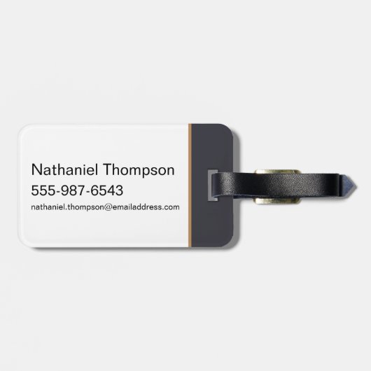 Anime Professor Severus Snape sitzt Gepäckanhänger (Rückseite horizontal)