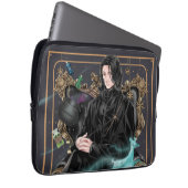 Anime Professor Severus Snape sitzt Laptopschutzhülle (Vorne Rechts)