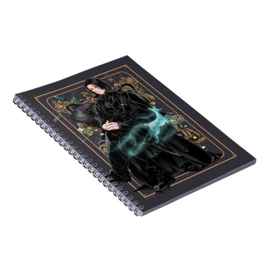 Anime Professor Severus Snape sitzt Notizblock (Rechte Seite)