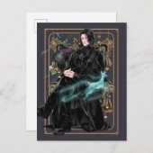 Anime Professor Severus Snape sitzt Postkarte (Vorne/Hinten)
