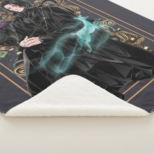 Anime Professor Severus Snape sitzt Sherpadecke (3/4)