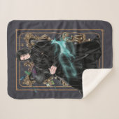 Anime Professor Severus Snape sitzt Sherpadecke (Vorderseite (Horizontal))