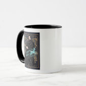 Anime Professor Severus Snape sitzt Tasse (Vorderseite Links)