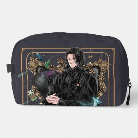 Anime Professor Severus Snape sitzt Waschbeutel (Vorderseite)